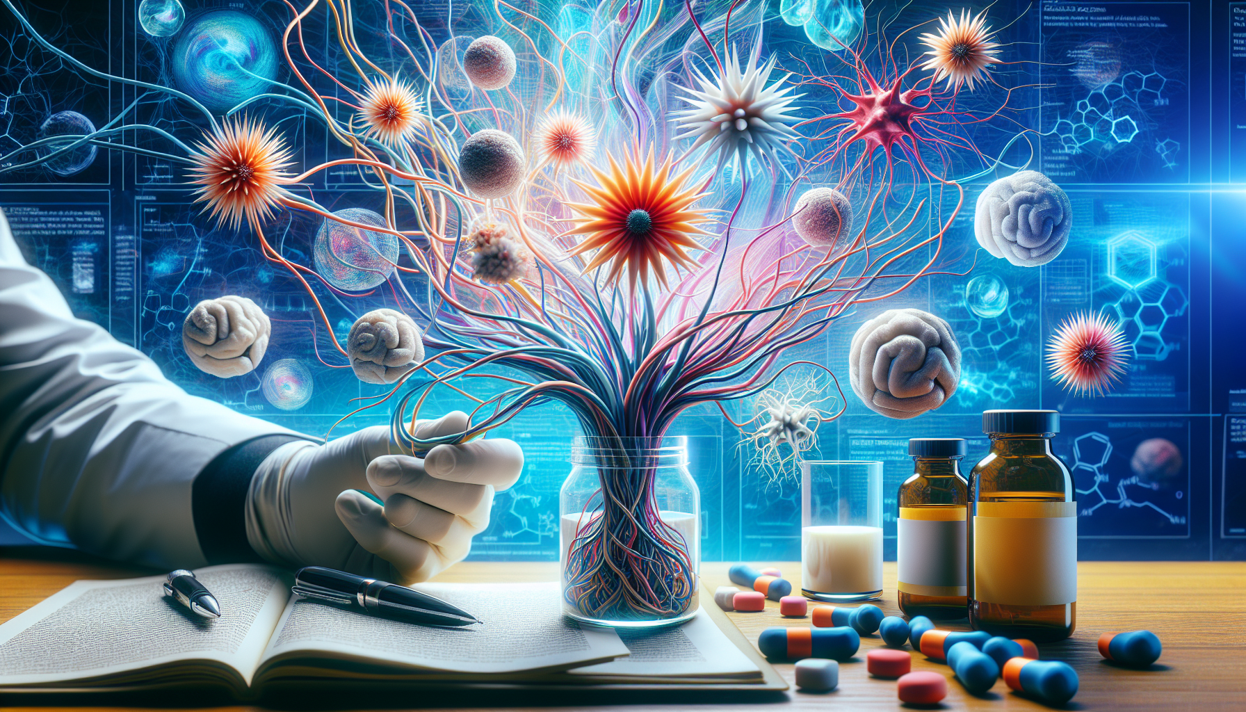 Laut einer Studie beschleunigt der Mariendistel-Wirkstoff Cnicin das Nervenwachstum