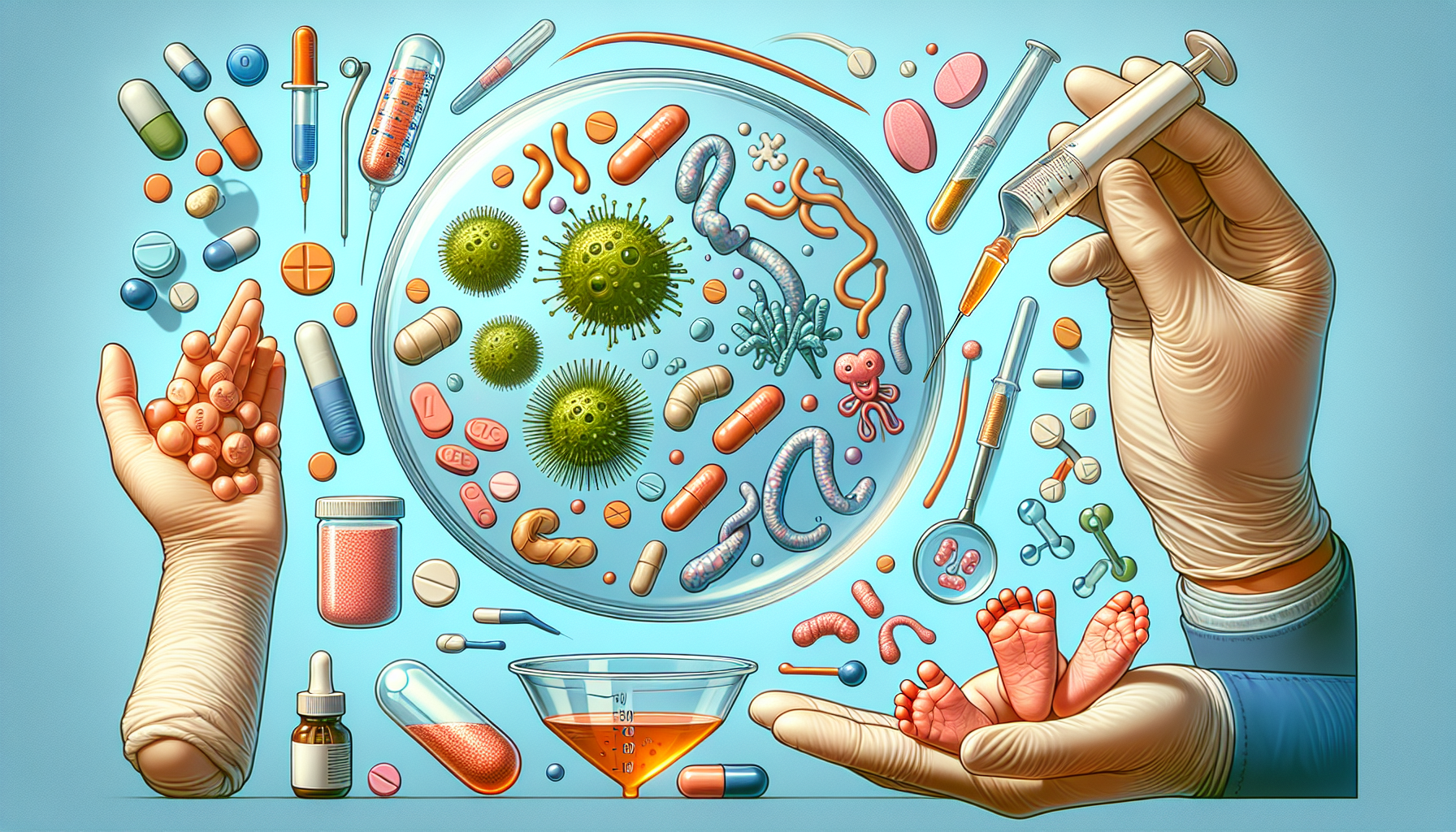Metaanalyse enthüllt Treiber der Antibiotikaresistenz bei Säuglingen