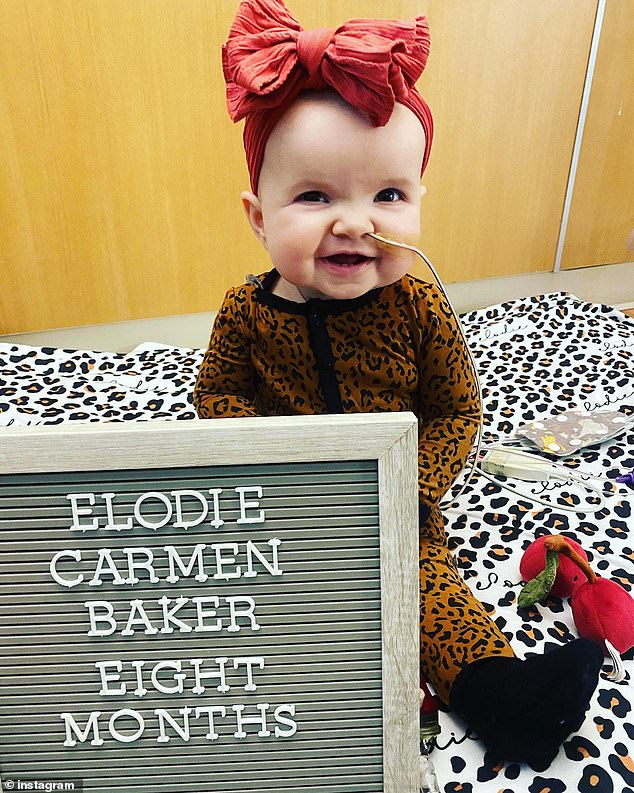 Elodie Baker (im Bild) ben&ouml;tigte eine Herztransplantation, nachdem festgestellt wurde, dass sie eine dilatative Kardiomyopathie hatte