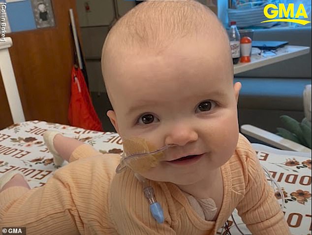 Im Bild: Elodie Baker wird im Chicagoer Lurie's Hospital behandelt