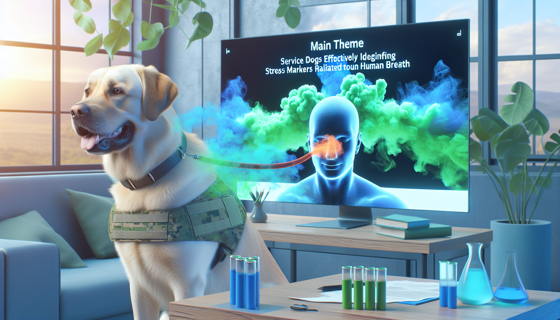 Diensthunde erweisen sich als wirksam bei der Identifizierung von PTBS-bedingten Stressmarkern durch den menschlichen Atem