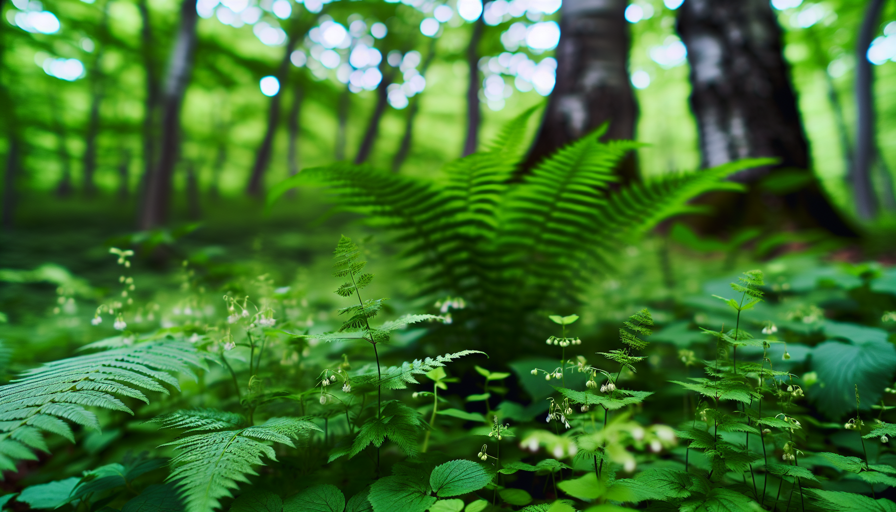 Heilsame Pflanzen im Wald